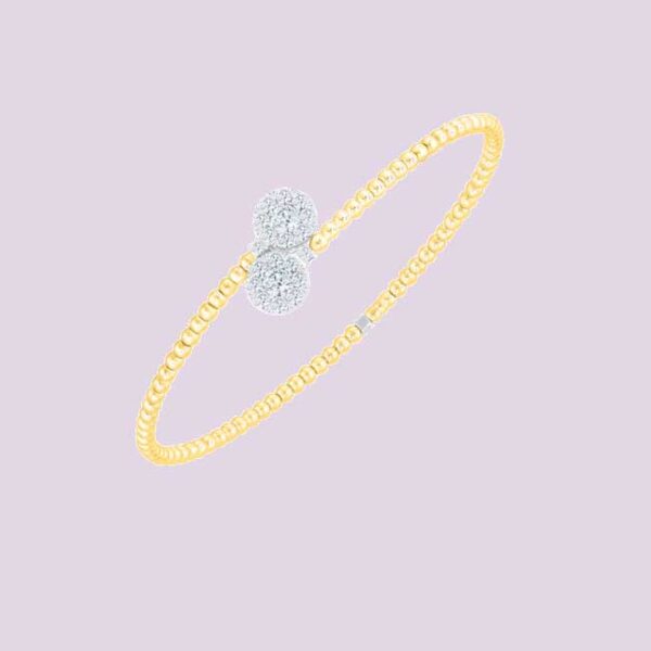 Diamond Beaded Flexi-Bangle