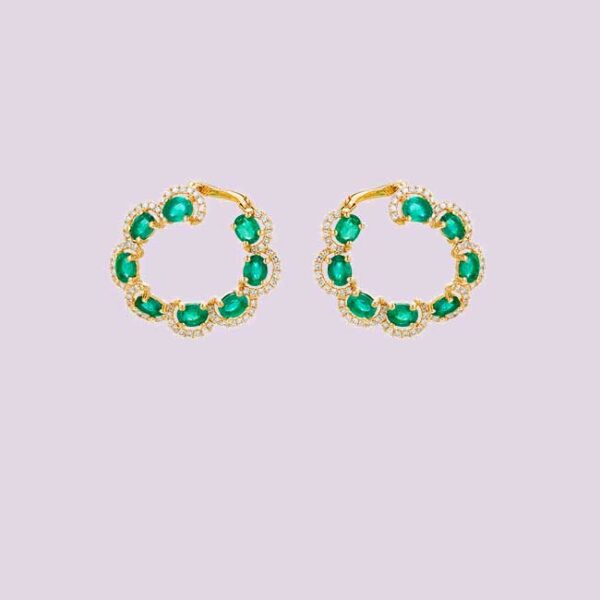 emerald earrings