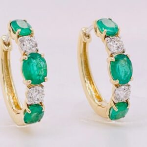 emerald earrings