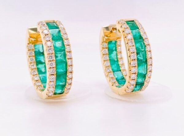 emerald earrings