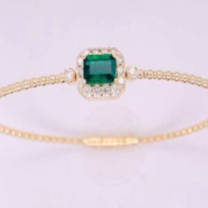 Emerald Flexi Bangle